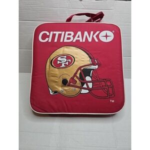 VINTAGE San Francisco 49ers Seat Cushions Citibank Promo 1 Red